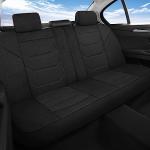 Pariiaotin 3D Air Mesh Car Seat Cover Full Sets Washable and Breathable Premium Cloth Automotive Vehicle Seat Covers for Cars Interior, Universal Fit for Most Cars, Sedan, Truck, SUV(Black)