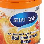 Auto Dynasty My Shaldan Japanese Room/Car Limonene Gel Natural Air Freshener Cans, Orange Scent, 80g