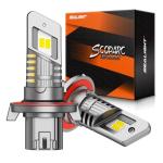 SEALIGHT H13 Bulb compatible 9008, 30000LM 6500K White Light, 1:1 Design with Cooling Fan, 60000+ Hours Lifspan Plug and Play, 2 Pack