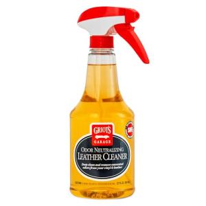 Griot's Garage Odor Neutralizing Leather Cleaner for Car Seats, Dashboard, Door Panels, Eliminates Unwanted Smells, 10971, 22oz