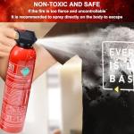 2 Pack Fire Extinguisher for Home with Wall Mount - 620ml Portable Fire Extinguisher for Car Vehicle Boat House Kitchen, Water-Based Fire Extinguisher for A, B, C, K Fire