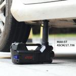 Electric Car Jack kit 5 Ton 12V Electric Floor Jack Lift for Vehicle, Electric Hydraulic Jack Auto Repair Tool Set with Built-in Inflator and Impact Wrench for SUV Sedan Truck Tire Change