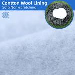 VINPATIO Rough Tire Covers 4 Pack, Waterproof Vinyl Wheel Protectors with Lining for RV, Trailer, Camper, Motorhome, SUV, Car, Universal Fits Tire Diameters 40-42 inches, Black