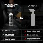 Blackline Luxury Scented Interior Cleaner Reset Deep Cleans & Deodorizes All Surfaces, pH-Neutral High-Foam Formula, Long-Lasting Premium Fragrance for Car