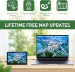 GPS Navigator for Car Truck RV - Navigation System, 2025 America/Canada/MX Maps Free Lifetime Update, Voice Guidance, Speed and Red Light Warning, 7 Inch Touchscreen Vehicle GPS para carros Trucker