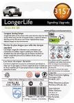 Philips Automotive Lighting 3157LLB2 3157 Longer Life Miniature Bulb, 2 Pack,White