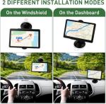 GPS Navigator for Car Truck RV - Navigation System, 2025 America/Canada/MX Maps Free Lifetime Update, Voice Guidance, Speed and Red Light Warning, 7 Inch Touchscreen Vehicle GPS para carros Trucker