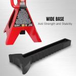 BIG RED 2 Ton Steel Car Jack Stands, Fit for Automotive Cars, Sedans, 2 Pack