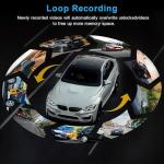1080P Dash Cam Front and Inside,Dashcams for Cars with IR Night Vision Loop Recording G-Sensor 24Hr Parking Traffic Recorder(1080P)