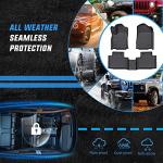 Nilight TPE Floor Mats for Dodge Durango Jeep Grand Cherokee 2016 2017 2018 2019 2020 2021 2022 2023,All Weather Custom Fit Heavy Duty Floor Liners