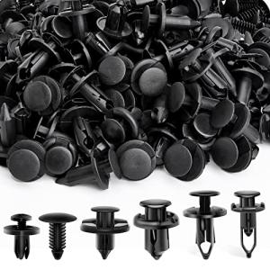 Nilight 200PCS Car Retainer Clips 6mm 7mm 8mm 9mm 10mm Expansion Screws Replacement Kit Bumper Push Rivet Clips for GM Ford Toyota Honda Chrysler Nissan