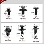 Nilight 200PCS Car Retainer Clips 6mm 7mm 8mm 9mm 10mm Expansion Screws Replacement Kit Bumper Push Rivet Clips for GM Ford Toyota Honda Chrysler Nissan
