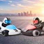 Sharper Image® Motor Battles RC Team Battle Racers – Remote Control Combat Cars with LED Lights & Damage Indicators for Multiplayer Action| RC Stunt Bumper Car Fighting Game| Toy Gift for Boys Kids