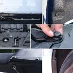 Nilight 200PCS Car Retainer Clips 6mm 7mm 8mm 9mm 10mm Expansion Screws Replacement Kit Bumper Push Rivet Clips for GM Ford Toyota Honda Chrysler Nissan