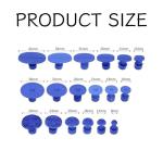 KUQUTIDY 18 Pcs Car Dent Puller Kit, Small Dent Remover Tool for Car, Damage-Free Paintless Body Dent Repair Removal Tools with T Slide Puller and 18 Suction Cups of Different SPEC for Car