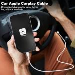 Car Apple Carplay Cable, USB A to Lightning Cable, Apple MFi Certified Charger Cord Compatible with iPhone 14pro max/14/13/12/11/XS/XR/X/8/7, iPad 4/5/6/7/8, Air 2/3, Car Charging Cable (3FT)