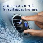Febreze Car Ocean Scent Air Freshener Vent Clip, .07 oz. Car Vent Clip, 2 Count