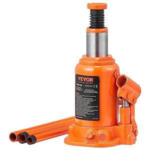 VEVOR Hydraulic Bottle Jack, 12 Ton/24000 lbs All Welded Car Hydraulic Jack, Features 7.5-14 in Lifting Range & 3-Section Long Handle, for Pickup Truck, Truck, RV, Auto Repair Industrial Engineering