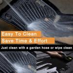 MJBYMAT Floor Mats for 2015-2020 Chevy Chevrolet Suburban/GMC Yukon XL 7 Seats (2nd Row Bucket Seats) with Trunk Mat & Backrest Mat,TPE All Weather Protection Custom Fit Car Accessories Full Set