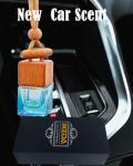 ikeda fragrance Car Air Freshener 8ml Automotive Scents | 45-Days Long-Lasting Keep Fragrance | Automobile Hanging Diffuser Bottles | Remove Auto Odor for Men Home Deodorizer (1pcs,New Car)