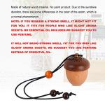 RoyAroma Wooden Acorn Essential Oil Car Diffuser Air Freshener Hang Decoration Brown