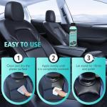 2PCS Plastic Clarify For Cars, Plastic Clarify, Waterless Spray Wax, All-In-One Detailer For Car Interiors & Exteriors, Plastic Rubber Leather Restorer For Cars