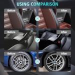 2PCS Plastic Clarify For Cars, Plastic Clarify, Waterless Spray Wax, All-In-One Detailer For Car Interiors & Exteriors, Plastic Rubber Leather Restorer For Cars