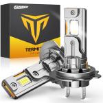 Termitor H7 LED Bulbs, 30,000LM 800% Brightness, 6500K White Super Bright, 1:1 Halogen Size, 6500 Cool White H7 Fog Lights, No Adapter Required Easy Install, Non-Polarity, Pack of 2