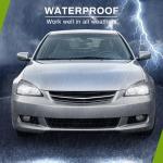 AUTOSAVER88 Headlight Assembly Compatible with 2003 2004 2005 2006 2007 Accord Headlight Assembly OE Headlamp Replacement Black Housing Clear Reflector