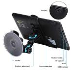 GPS Navigator for Car Truck RV, Latest 2025 Map, 7 inch Touch Screen Real Voice Spoken Turn-by-Turn Direction Reminding Navigation System for Cars, Vehicle GPS with Speed and Red Light Warning