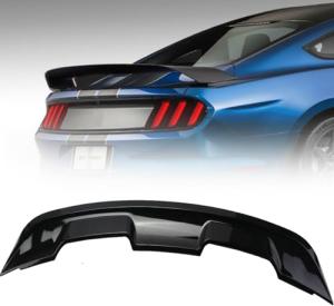 S SONLEE GT350 GT500 Style Trunk Spoiler Fit for 2015-2021 Mustang Coupe 2DR Rear Spoiler(Glossy Black)
