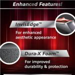 EZ Lip Front Splitter PRO – Universal Fit 2-inch Lip Spoiler, Car Accessory to Protect and Customize Your Ride, Black