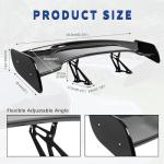 DREAMOTOR 57 Inch Universal Rear Spoiler, GT Style Car Rear Trunk Spoiler Wing Spoiler Compatible with Chevy Corvette C8 C7 Camaro Mazda Miata RX-7 Nissan Lexus Toyota Honda Civic Ford Mustang Scion