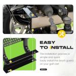 KUAFU Brush Guard Compatible with 2018-UP Club Car Tempo RHOX BMF Golf Cart Front Bumper Guard Heavy Duty Powder Coat Steel