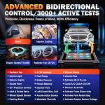 Autel Scanner MaxiCOM MK900BT, 2025 MK900-BT V2.0 Bidirectional Diagnostic Tool, 8in Up of MK900 MX900 MK808S MK808BT MX808S MK808Z, 3000+ Active Tests, 40+ Service, CAN-FD&DOIP, All System, FCA 11 OS