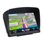 GPS Navigator for Car Truck RV, 7 Inch Touch Screen, Latest 2025 Maps for Car GPS, Support Voice Turn-by-Turn Guidance, Speed and Red Light Warning, Custom Truck Routing
