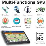 OHREX N900 GPS Navigator for Truck Car, 9 inch GPS Truck Driver Commercial, Trucker GPS for Semi Truck 2025, Lifetime Map Updates, Custom Truck Routing, Lane Guidance