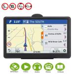 GPS Navigator for Car Truck RV, 7 Inch Touch Screen, Latest 2025 Maps for Car GPS, Support Voice Turn-by-Turn Guidance, Speed and Red Light Warning, Custom Truck Routing