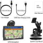 OHREX N900 GPS Navigator for Truck Car, 9 inch GPS Truck Driver Commercial, Trucker GPS for Semi Truck 2025, Lifetime Map Updates, Custom Truck Routing, Lane Guidance