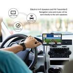GPS Navigator for Car Truck RV, 7 Inch Touch Screen, Latest 2025 Maps for Car GPS, Support Voice Turn-by-Turn Guidance, Speed and Red Light Warning, Custom Truck Routing