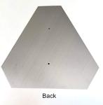 (2 Pack) Slow Moving Vehicle Triangle Safety Sign, Aluminum 14"x16" Engineering Grade Reflective Golf Cart Accessories, Up to 7 Years Outdoor (Orange)