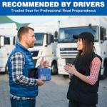 UOTT First Aid Kit for Car – Vehicle Emergency Kit with Detachable Modules, Window Breaker, Splint, Reflective Vest – for Travel, Commute & Roadside Emergencies, Compact Blue Bag