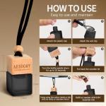 Aeshory Car Air Freshener Hanging - 3-Pack, Car fresheners long lasting up to 60 Days, Car Air Freshener for Women and Men, Premium Car Aromatherapy Essential Oil Diffuser Gift Set（ Hotel Series）