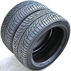 Set of 2 (TWO) Accelera X Grip Winter Truck/SUV Touring Radial Tires-235/65R17 235/65/17 235/65-17 108H Load Range XL 4-Ply BSW Black Side Wall