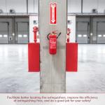 3 Pack Fire Extinguisher Sign, Aluminum Fire Extinguisher Signs with Six Expansion Tubes and Screws for Home Business, Fire Extinguisher Sticker Durable Waterproof and UV Protected Indoor & Outdoor