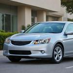 DWVO Headlight Assembly Compatible with 08-12 2008 2009 2010 2011 2012 Accord 4-Door Sedan Headlamps Black Housing Clear Lens Amber Reflector