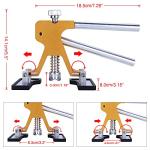 Winsall Auto Body Dent Puller Kit, Paintless Dent Repair Tool Adjustable Car Dent Remover Kit with Rubber Hammer and Metal Tap Down Pen for Auto Hail Damage Repair & Other Metal Surface 39PCS
