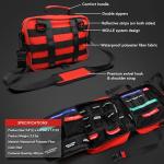 430 Piece First Aid Kit, Well-Organized Premium Waterproof Compact Trauma Medical Kits for Any Emergencies, Ideal for Home, Office, Car, Travel, Outdoor, Camping, Hiking, Boating (Red)