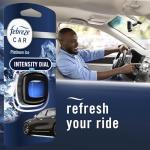 Febreze Car Air Freshener Vent Clip Platinum Ice Scent, .07 oz. Car Vent Clip, Pack of 4