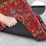 EOHMAK Car Floor Mats Non-Slip Automotive Floor Mats All-Weather Front Rear Car Floor Foot Mat Sets of 4 Pieces Foot Mats Rugs Carpet for Car Trucks SUV Sedans (Red)